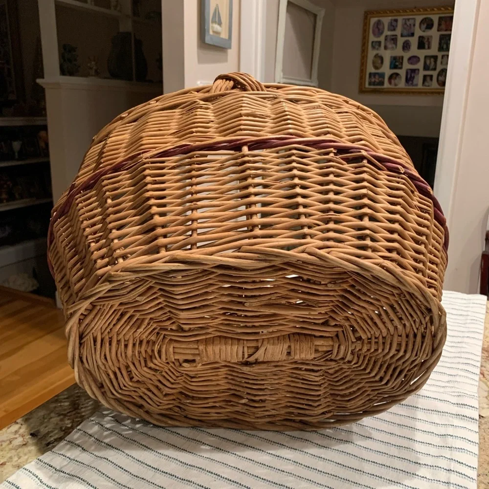 Vintage Large Wicker Basket